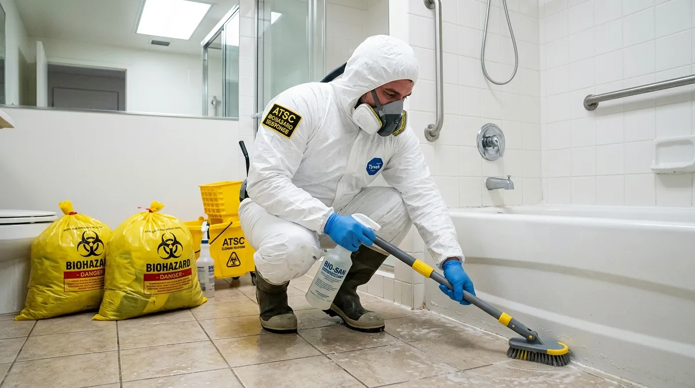 Decontamination equipment deployed for Blood Cleanup in Goshen